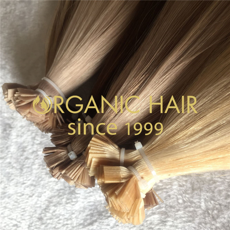  Flat-Tip Hair Extensions-Oganic Hair H166